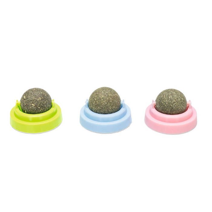 Beeztees Bolas de Hierba Gatera Jumz 3 Piezas