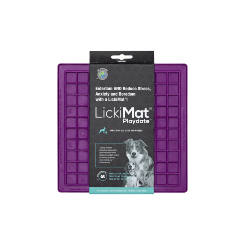 LickiMat Classic Playdate Alfombrilla De Lamer Para Perros y Gatos