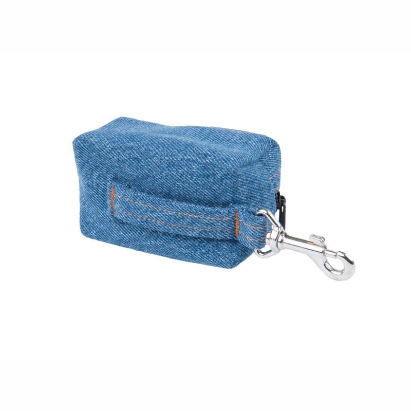 Amiplay Denim Dispensador de Bolsas Vaquero Azul Claro