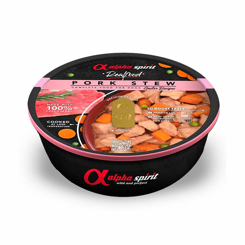 Alpha Spirit Real Food Estofado de Cerdo 280g