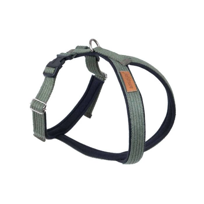 Amiplay Arnés Algodón Extra Suave Verde Khaki