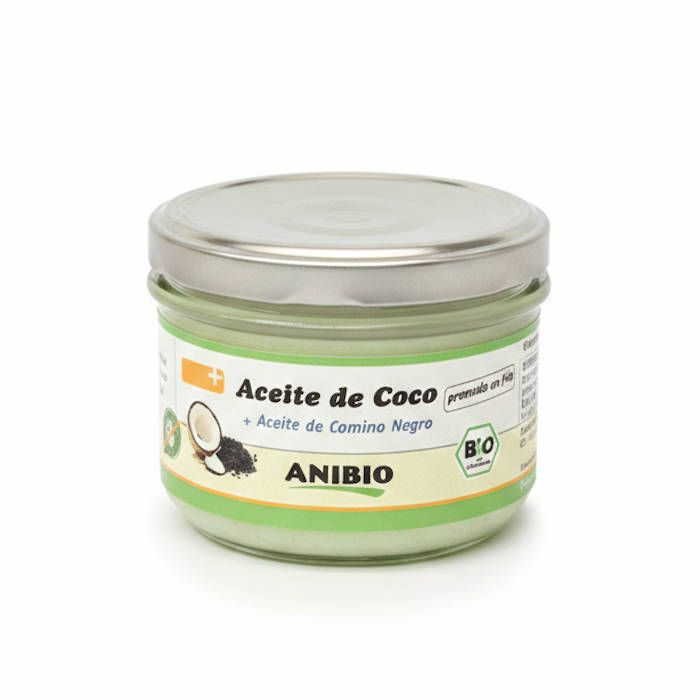 Anibio Aceite de Coco BIO para Perros y Gatos 200ml