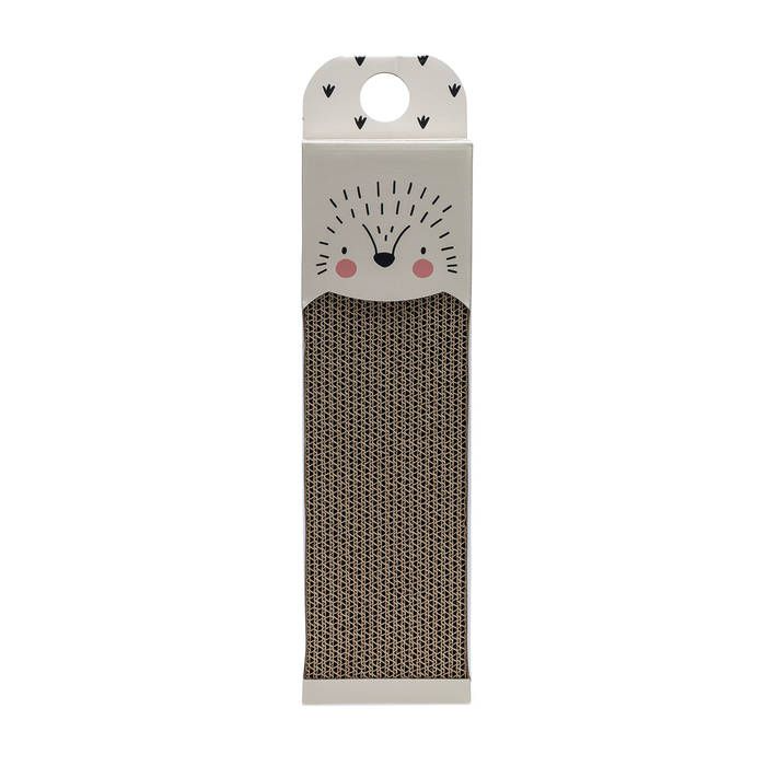Beeztees Rascador de Cartón Erizo Beige para Gatos