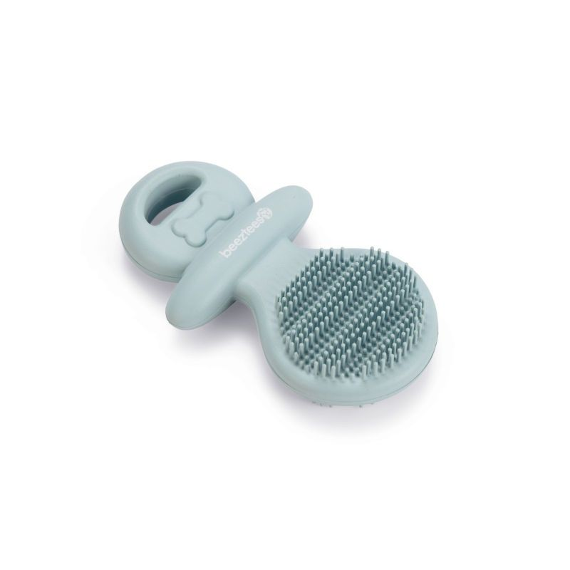 Beeztees Chupete Dental de Goma para Cachorros Azul