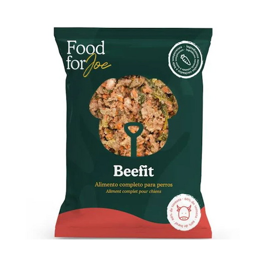 Food for Joe Beefit Menu de ternera para Perros