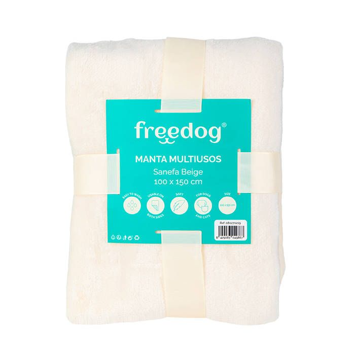 Freedog Manta Multiusos Sanefa Beige 100x150cm