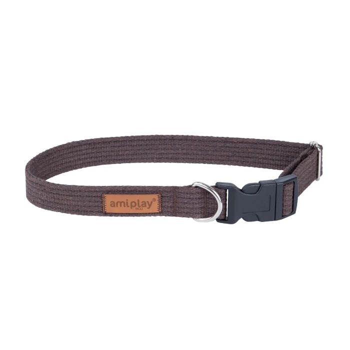 Amiplay Collar Algodón Marrón
