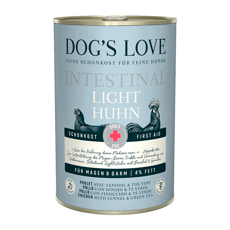 Dog’s Love First Aid Lata Intestinal Light Pollo | Alimento Sensitive 400gr