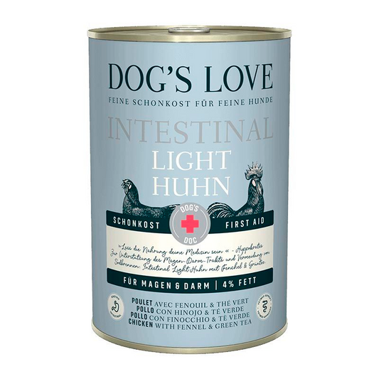 Dog’s Love First Aid Lata Intestinal Light Pollo | Alimento Sensitive 400gr